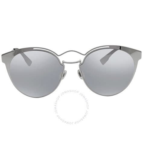 dior nebula|Dior Grey silver mirrored Round Ladies Sunglasses .